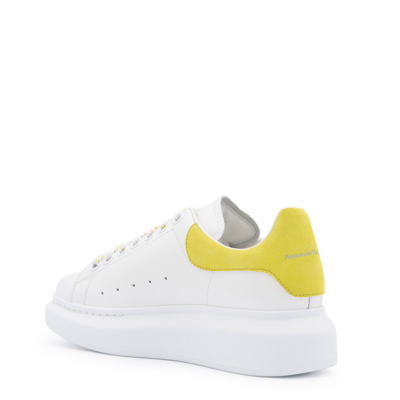 Shop Alexander Mcqueen Sneakers In White/lichen