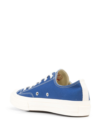 Shop Comme Des Garçons Chuck Taylor Low-top Sneakers In Blue