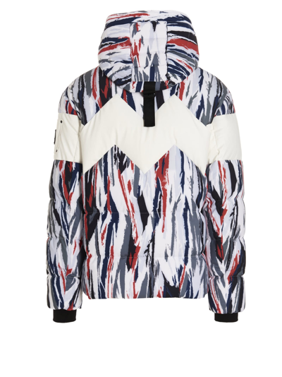 Shop Moose Knuckles Strivers Row Puffer Jacket In Multicolor