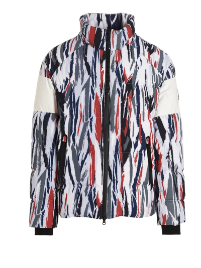 Shop Moose Knuckles Strivers Row Puffer Jacket In Multicolor