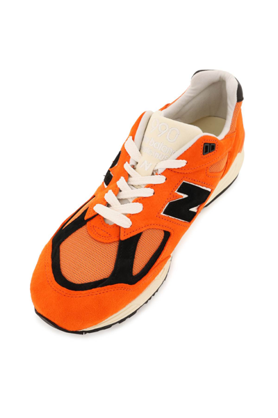 Shop New Balance Made In U.s.a 990v2 Sneakers - 40th Anniversary In Orange (orange)