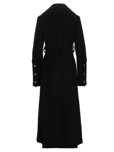 Shop Ambush Long Belted Coat In Black