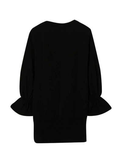 Shop Moschino Black Dress Girl In Nero