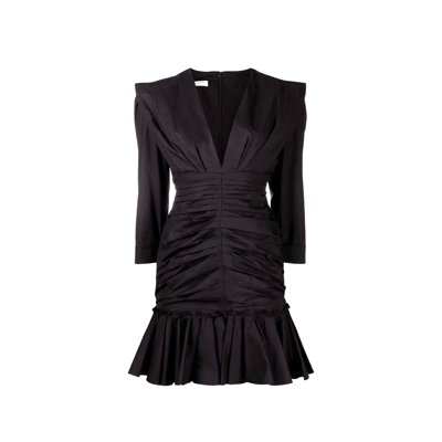 Shop Philosophy Di Lorenzo Serafini Peplum Mini Dress In Black