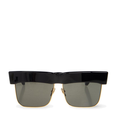 Shop Linda Farrow Rosalie Oversized Frame Sunglasses In Black