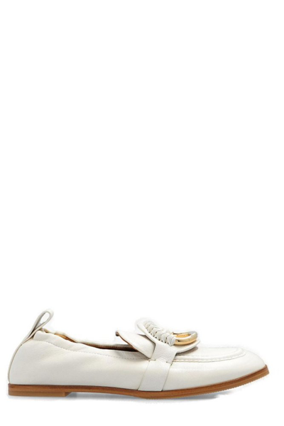 Shop See By Chloé Hana Braided Loafers In Beige