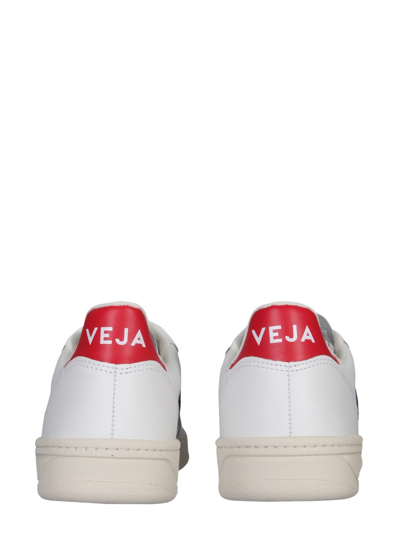 Shop Veja V-10 Sneakers In White