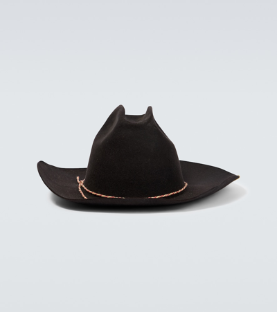 visvim VIN COWBOY HAT BLACK M/L bak.unimed.ac.id