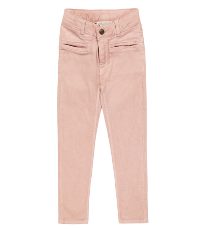 Bonpoint Dewey Cotton Corduroy Pants In Rose Pale