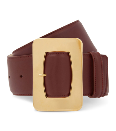 Shop Altuzarra Leather Belt In Brown
