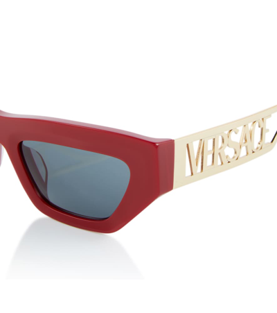 Shop Versace Cat-eye Sunglasses In 0