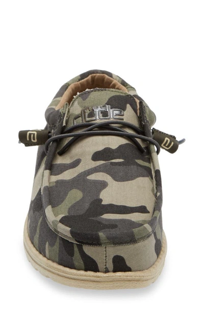 Shop Hey Dude Wally Slip-on In Camo