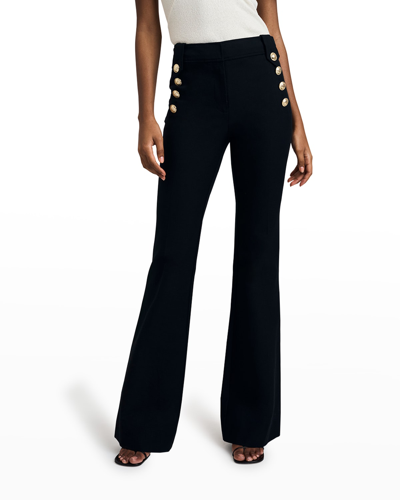 Shop Derek Lam 10 Crosby Robertson Cropped Flare In Black