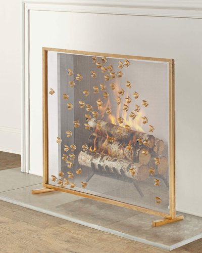 Shop Ashley Childers For Global Views Fleur Fireplace Screen