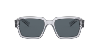 Prada Eyewear Rectangular Frame Sunglasses In Blue