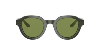 Giorgio Armani Woman Sunglass Ar8172u In Green