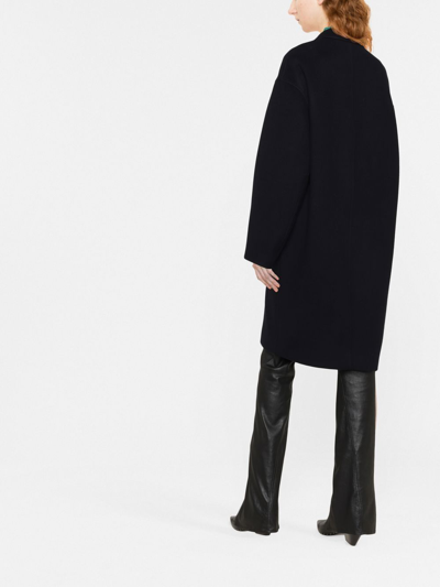 Shop Isabel Marant Efegozi Wool Coat In Black