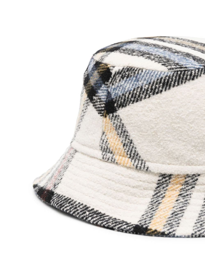 Shop Isabel Marant Haley Wool Hat In Beige