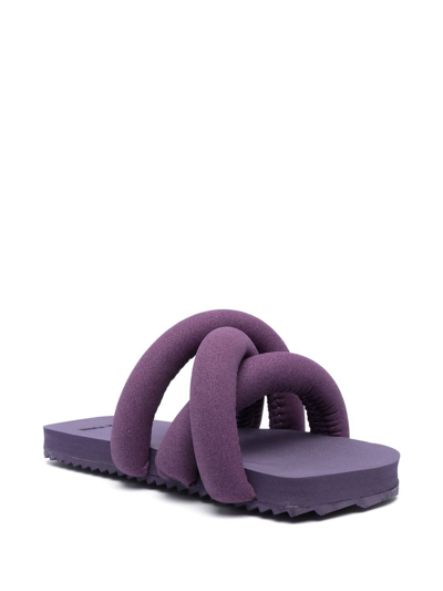 Shop Yume Yume Slipper With Logo In Purple