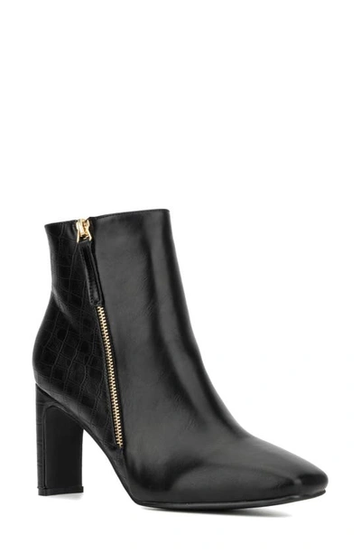 New York And Company Una Pointed Toe Bootie In Black