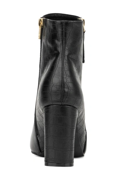 New York And Company Una Pointed Toe Bootie In Black