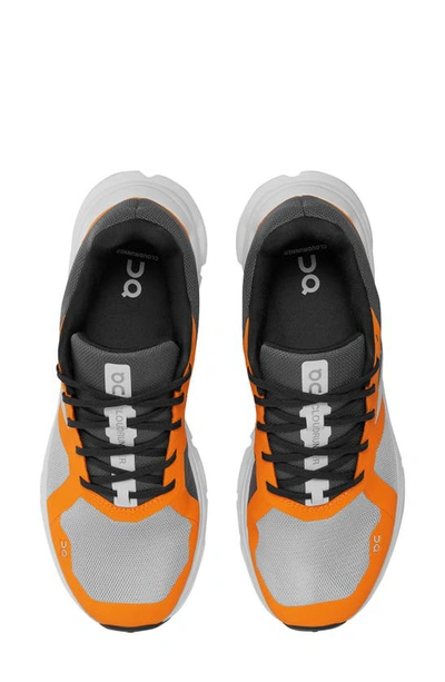On Men's Cloudrunner Lace Up Running Sneakers In Frost/ Turmeric