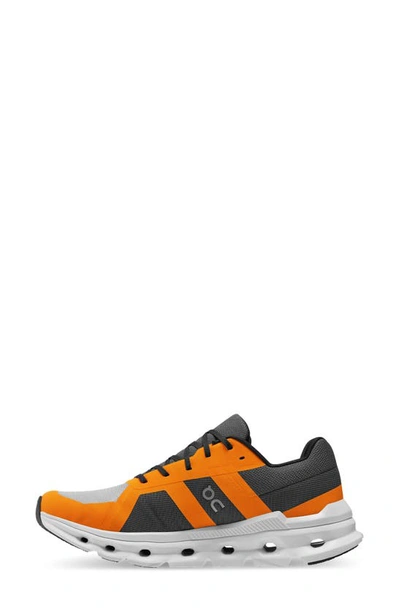 On Men's Cloudrunner Lace Up Running Sneakers In Frost/ Turmeric