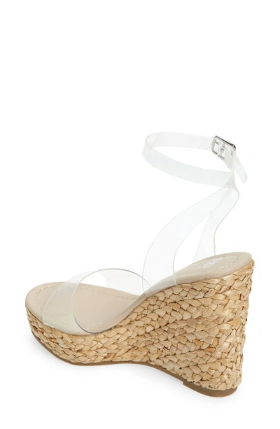 Shop Bp. Ginny Espadrille Ankle Strap Wedge Sandal In Clear
