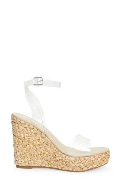 Shop Bp. Ginny Espadrille Ankle Strap Wedge Sandal In Clear