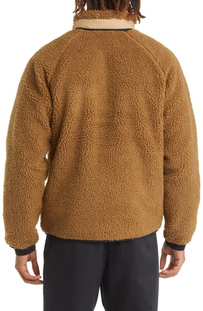 Shop Carhartt Prentis Camo Fleece Jacket In Hamilton Brown / Dus