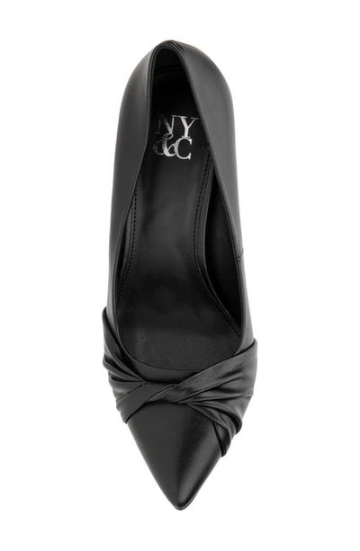 New York And Company Monique Twist Pump In Black