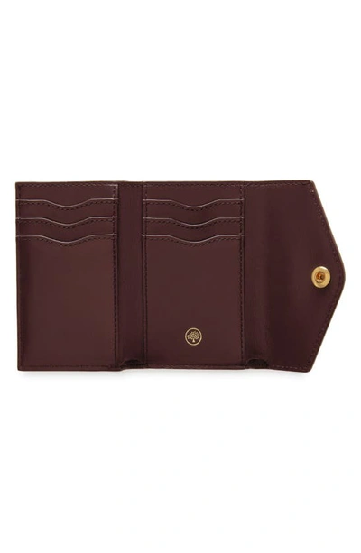 Shop Mulberry Small Amberley Leather Clutch In Oxblood