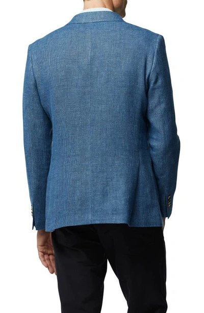 Shop Rodd & Gunn The Cascades Virgin Wool & Linen Sport Coat In Azure