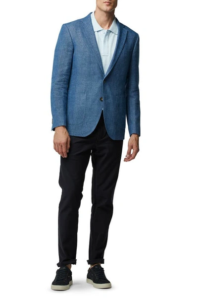 Shop Rodd & Gunn The Cascades Virgin Wool & Linen Sport Coat In Azure