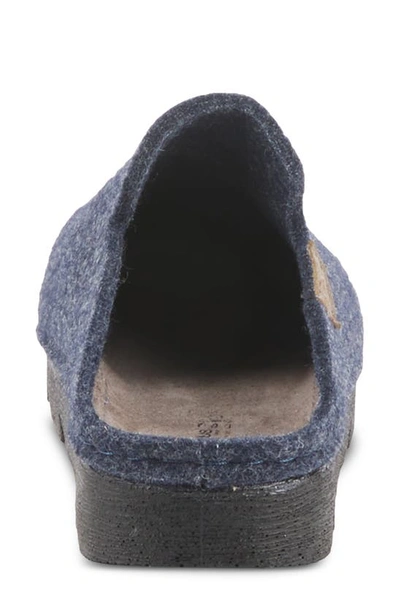 Flexus By Spring Step Cloggish Mule In Navy
