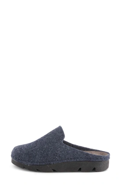 Flexus By Spring Step Cloggish Mule In Navy