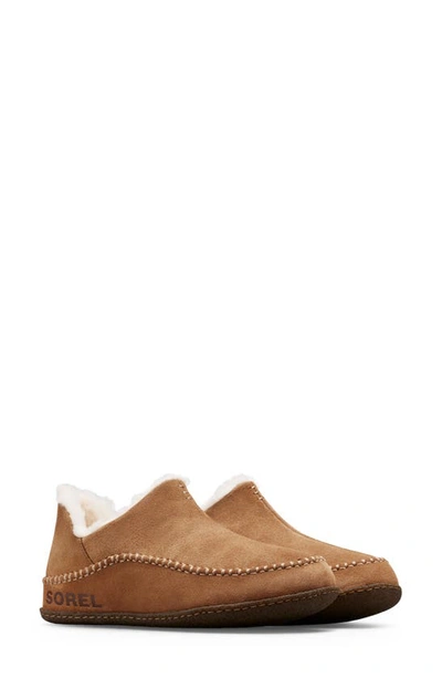 Shop Sorel Manawan Ii Faux Fur Lined Slipper In Elk