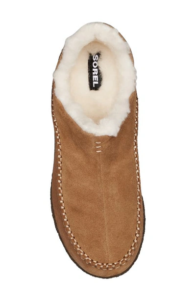 Shop Sorel Manawan Ii Faux Fur Lined Slipper In Elk