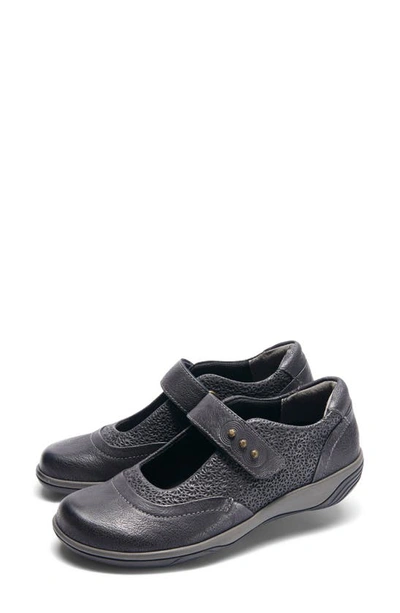 Halsa Footwear Aloe Mary Jane In Navy