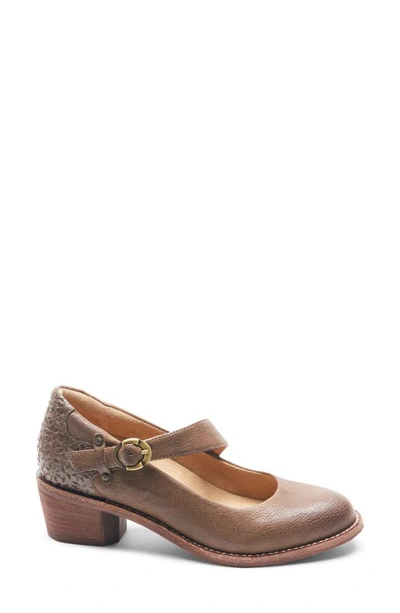 Shop Halsa Footwear Mia Mary Jane Pump In Taupe