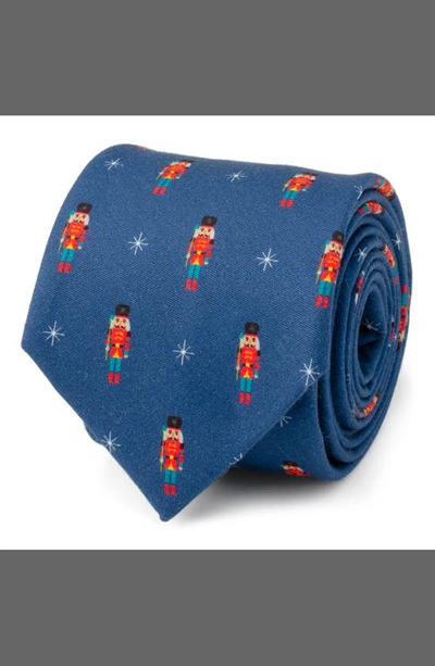 Shop Cufflinks, Inc . Nutcracker Silk Blend Tie In Blue