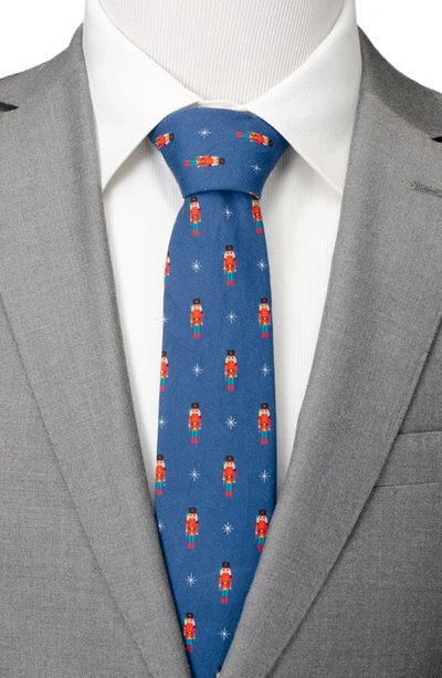 Shop Cufflinks, Inc . Nutcracker Silk Blend Tie In Blue