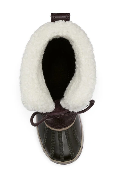 Shop Sorel Joan Of Arctic Faux Fur Waterproof Snow Boot In New Cinder/ Wet Sand
