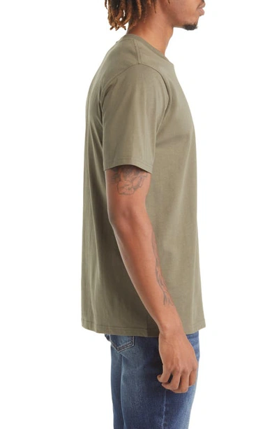 Shop Carhartt Logo Pocket T-shirt In Seaweed