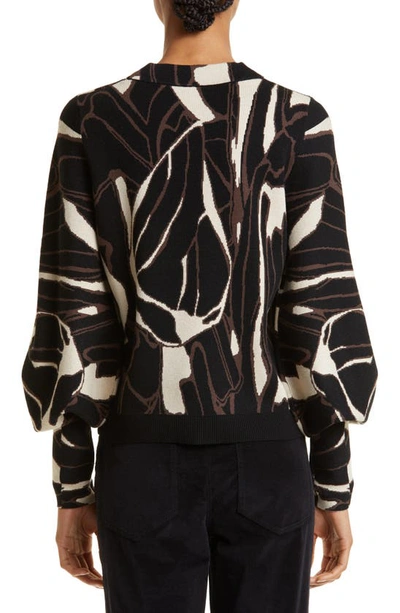 Shop Ted Baker Marelia Jacquard Sweater In Black