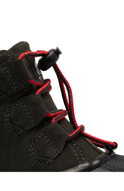 Sorel Kids' Out 'n About Classic Waterproof Boot In Jet/ Black