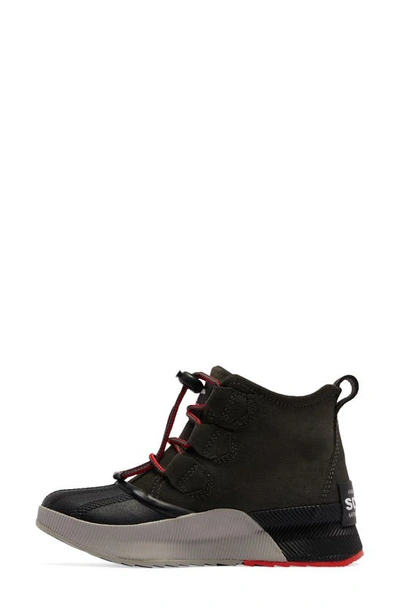 Sorel Kids' Out 'n About Classic Waterproof Boot In Jet/ Black