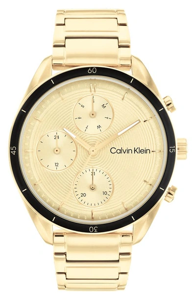 Calvin Klein Women's Gold-tone Stainless Steel Bracelet Watch 38mm Women's  Shoes | ModeSens