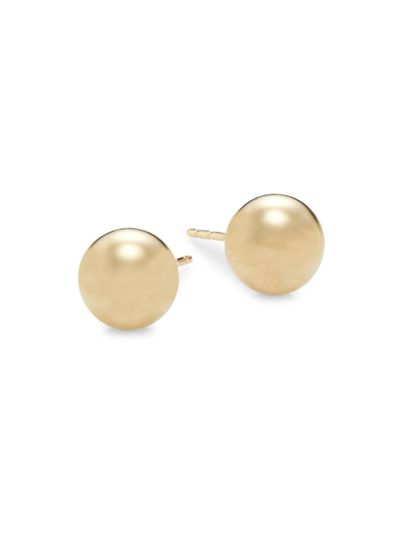 Shop Saks Fifth Avenue Women's 14k Yellow Gold Ball Stud Earrings