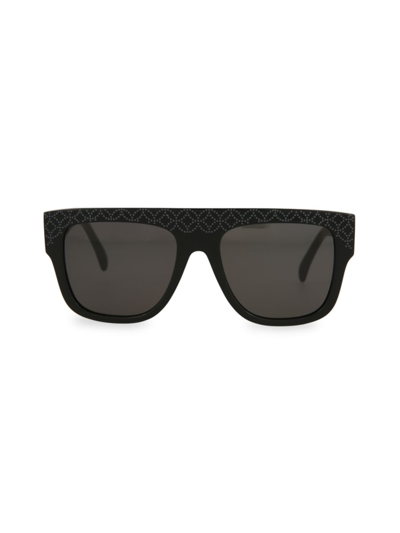 Shop Alaïa Women's 54mm Square Sunglasses In Black